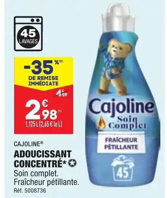 ALDI Adoucissant Concentre offre