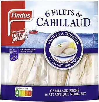 FILETS DE CABILLAUD SURGELÉS