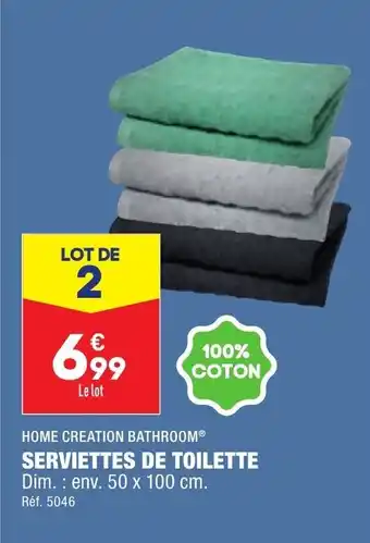 ALDI Serviettes De Toilette offre