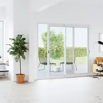 Castorama Goodhome baie coulissante avec volet roulant électrique intégré offre