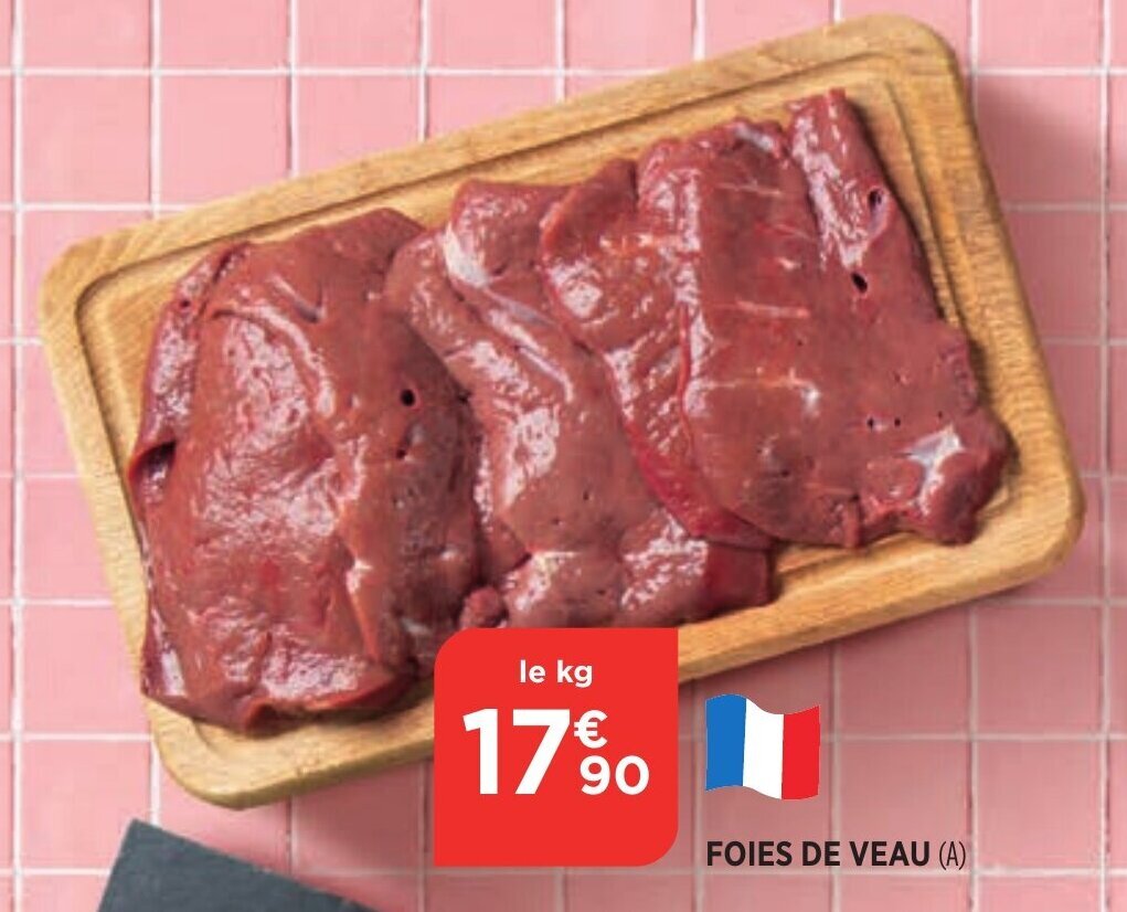 Promo Foies De Veau chez ATAC Promo Foies De Veau chez ATAC
