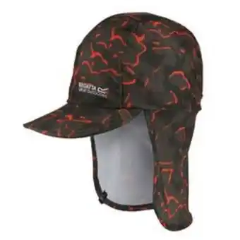 Decathlon Casquette enfant (vert kaki sombre / orange vif) offre
