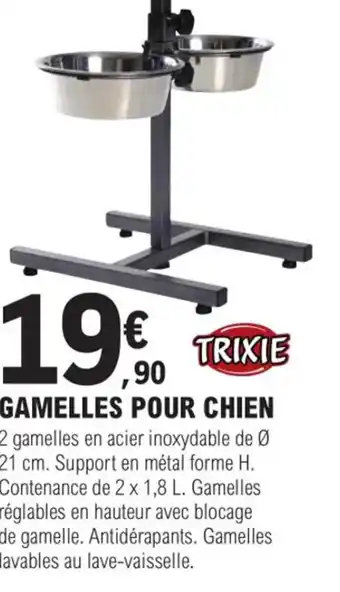 E.Leclerc Gamelles Pour Chien offre