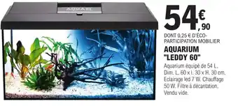 E.Leclerc Aquarium Leddy 60 offre