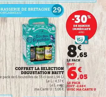 Super U Coffret la Selection Degustation Britt offre