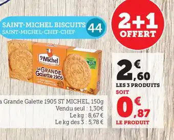 Super U Saint-Michel Biscuits offre