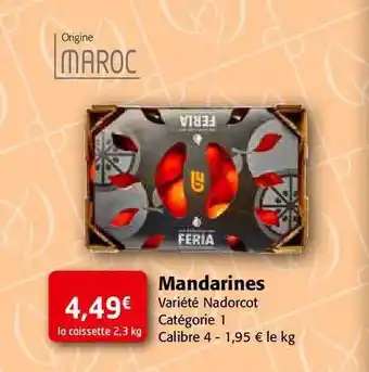 Colruyt Mandarines offre