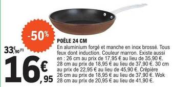 E.Leclerc Poêle 24 cm offre