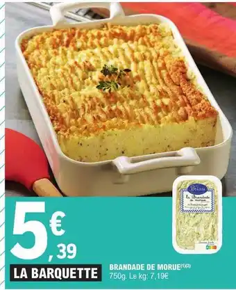 E.Leclerc Brandade de morue offre