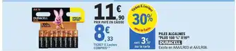 E.Leclerc Piles alcalines offre
