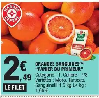 E.Leclerc Oranges sanguines offre