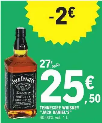 E.Leclerc Tennessee whiskey offre