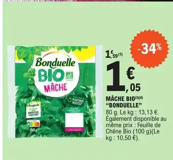 E.Leclerc Mâche bio offre