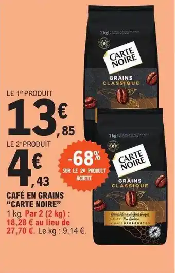 E.Leclerc Café en grains offre