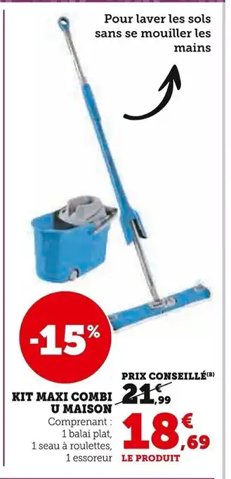 Super U Kit Maxi Combi U Maison offre