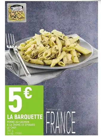 Spar Penne au saumon à la crème et épinard le chef offre