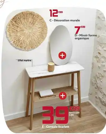 Gifi Décoration murale ou miroir forme organique offre