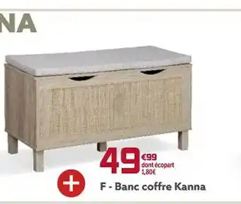 Gifi Banc coffre kanna offre