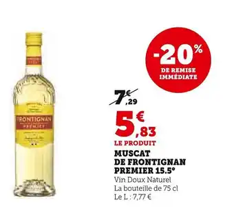 Muscat de Frontignan Premier 15.5