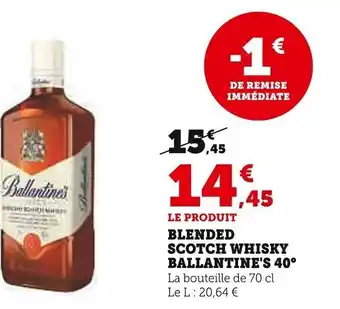 Blended Scotch Whisky Ballantine's 40°
