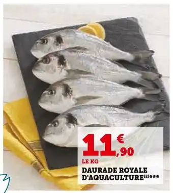 Super U Daurade Royale D'Aquaculture offre