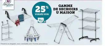Super U Gamme De Sechoirs U Maison offre