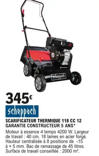 E.Leclerc Scarticateur Thermique 118 CC 12 offre