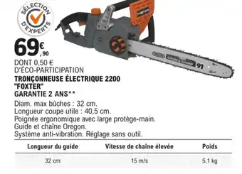 E.Leclerc Tonconneuse électrique 2200 "foxter" offre