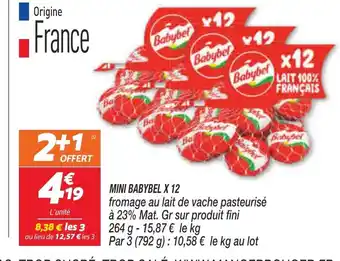 Netto Mini Babybel X 12 offre