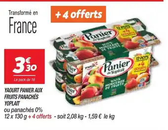 Netto Yaourt Panier Aux Fruits Panchés Yoplait offre