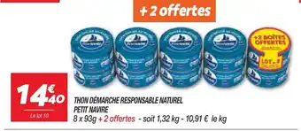 Thon Démarche Responsable Naturel Petit Navire