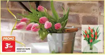 Netto Bouquet De 9 Tulipes offre