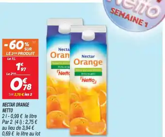 Netto Nactar Orange Netto offre