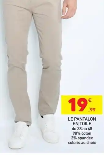Stokomani Le pantalon En Toile offre