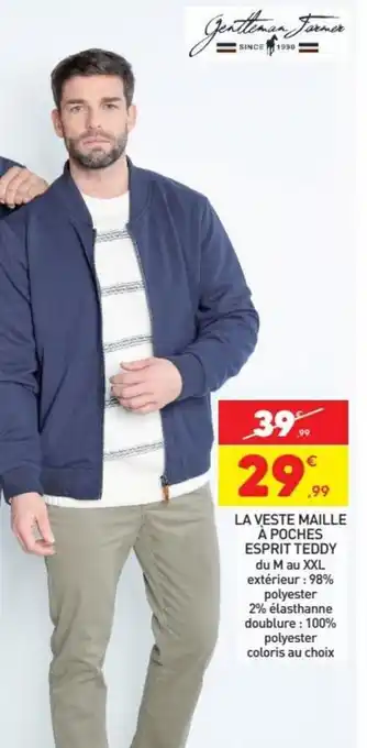 Stokomani La Veste Maile A Poches Espirit Teddy offre