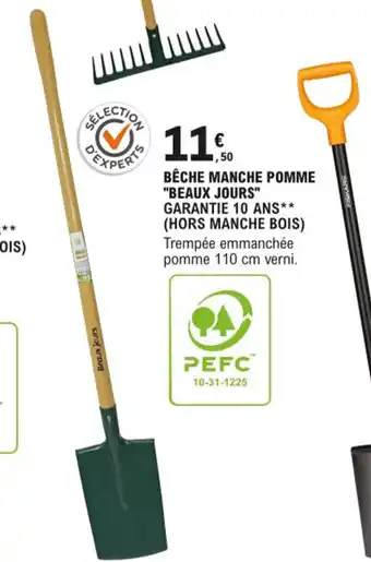 E.Leclerc Beche Manche Pomme Beaux Jours offre