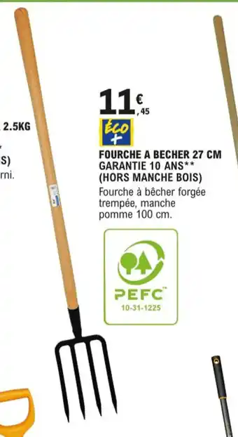 E.Leclerc Fourche a Becher 27cm offre