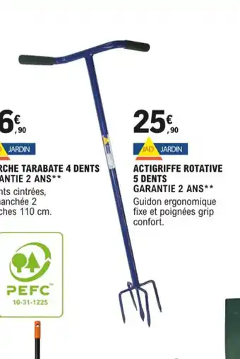 Actigriffe Rotative 5 Dents