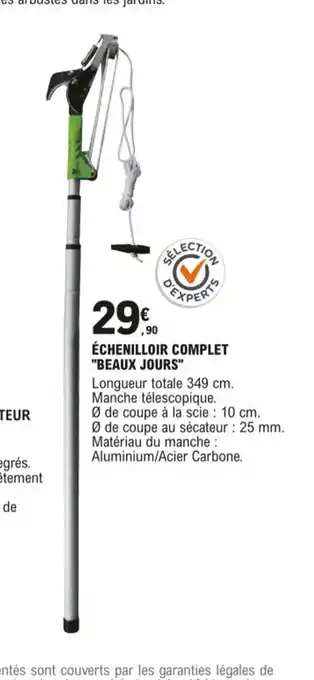 E.Leclerc Echenilloir Complet Beaux Jours offre