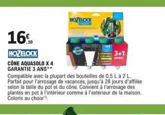 Cône Aquasolo x4
