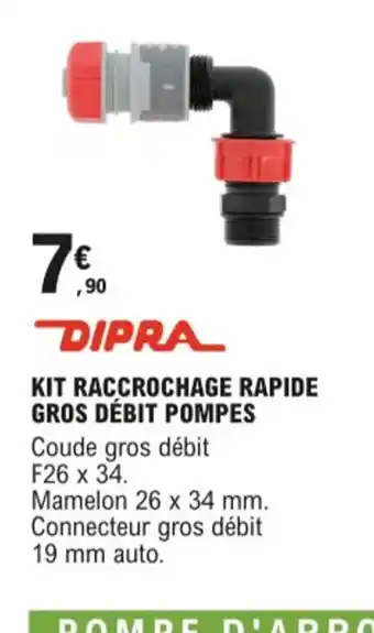 E.Leclerc Kit Raccrochage rapide Gros Debit Pompes offre