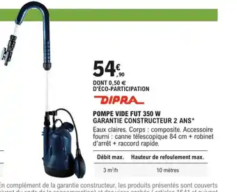 E.Leclerc Pompe Vide Fut 350w offre