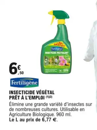 Insecticide VĂ©gĂ©tal PrĂȘt Ă l'Emploi
