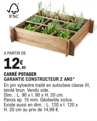 E.Leclerc Carré Potager offre