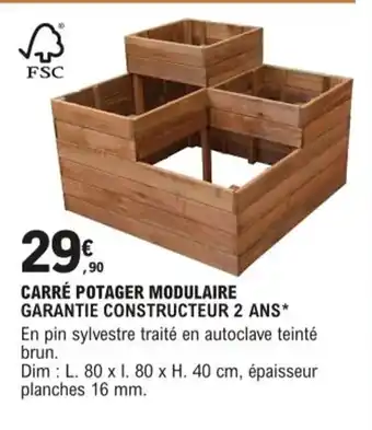 E.Leclerc Carré Potager Modulaire offre