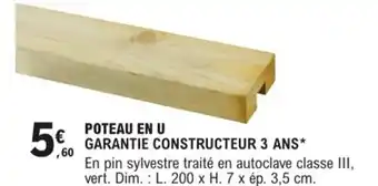 Poteau En U