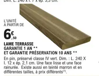 Lame Terrasse