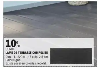 Lame de Terrasse Composite