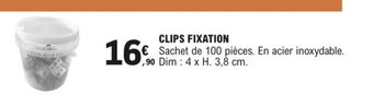 E.Leclerc Clips Fixation offre