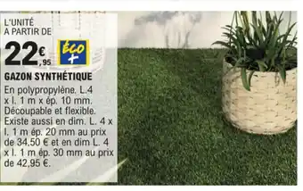 E.Leclerc Gazon Synthetique offre